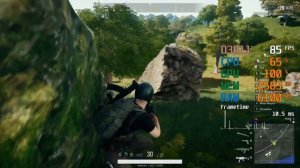 AMD Radeon RX 570 -- Intel Core i3-8100 -- PUBG FPS Test Sanhok Medium