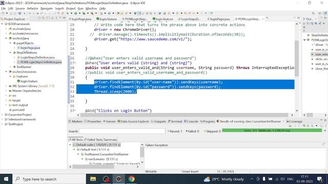 Selenium Cucumber BDD Framework with Java and TestNG - Page Object Model | POM