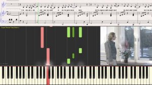 Белые розы - _Ласковый май_ (Ноты для фортепиано) (piano cover).mp4