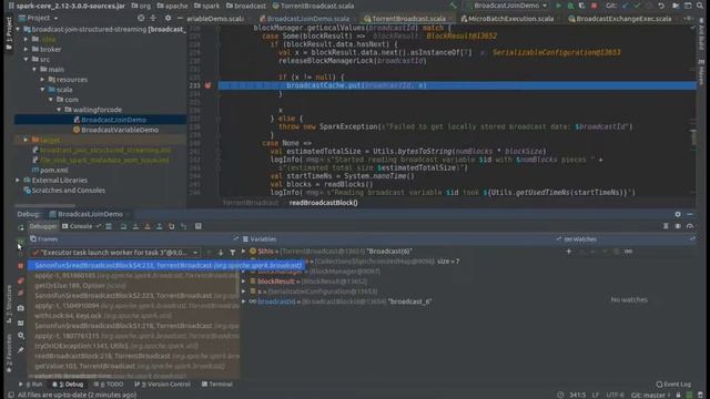 Apache Spark Structured Streaming and broadcast join internals смотреть онлайн