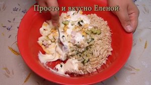 Не заслужено Забытый бюджетный и вкусный салат/ Хрустящий Сытный Салат с Мивиной, салат из доширака