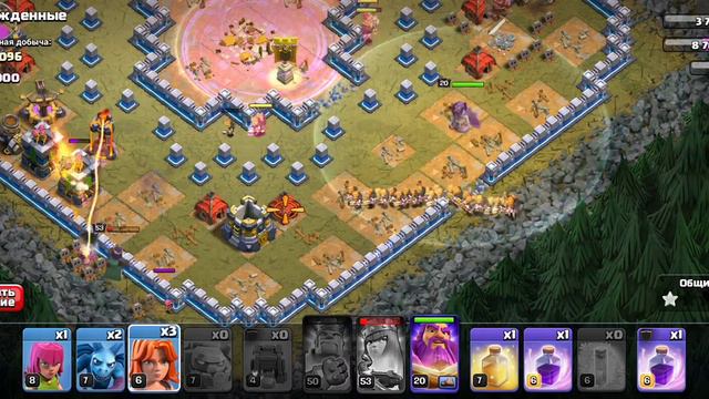 Осажденные,прохождение гоблинов на 3. Clash of Clans смотреть онлайн