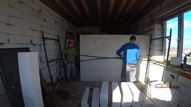 СЛЯПАЛИ перегородки на КЛЕЙ-ПЕНУ! Даже вкючался ночной режим! Итог! Отзыв каменщика!