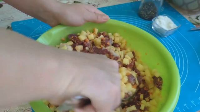 ЗУР БАЛЕШ С МЯСОМ ГУСЯ. Пошаговый рецепт. Татарское блюдо. ЗУР балиш. Большой пирог