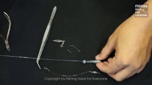 How to tie CHOD RIG - carp rig - Fishing knot for everyone