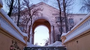 Магнитогорск, вечерняя прогулка по улицам Ленинского района (11.01.2023)