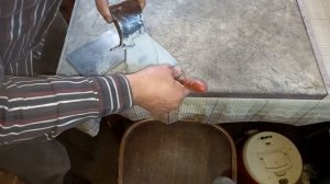 Реставрация советского топора 1948 года.