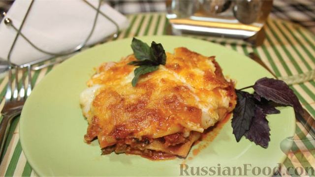 Лазанья Болоньезе