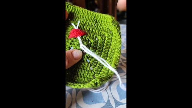 Вышивка "Мухомор"/ Вязание крючком