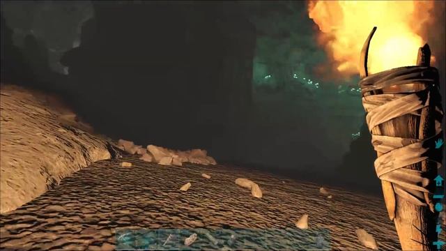 ARK: Survival Evolved - RAGNAROK! Нашли очень большую подземную пещеру под замком на карте рагнарёк