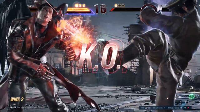 60% HP Gone in Chip Damage | Tekken 8 law gameplay смотреть онлайн