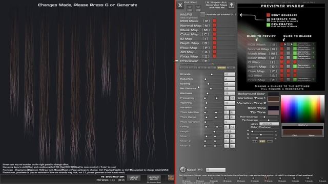 Hair Strand Designer - V1.43 - Developmental update смотреть онлайн