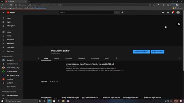 minecraft pc and rp / tamil / live /road to 100 sub смотреть онлайн