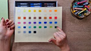 Обзор сухойпастели фирмы Koh-I-Noor