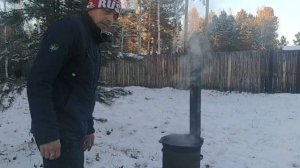 Гуляш СССР из свинины с подливой в казане на костре