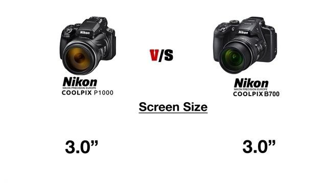 Nikon COOLPIX P1000 Vs Nikon COOLPIX B700