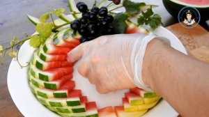 Фруктовых Тарелок на День рождения! Красивая Фруктовая Нарезка на Праздничный стол! Ножи Самура