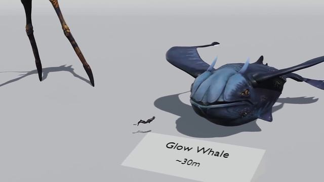 The ACTUAL size of Subnautica & Below Zero LEVIATHANS | 3D size comparison смотреть онлайн