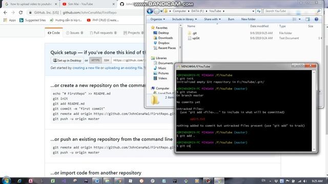 push file with git bash смотреть онлайн