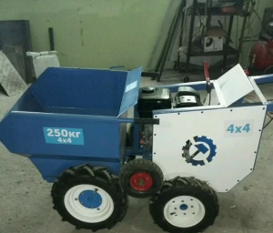 Наш думперок Самодельный! mini dumper