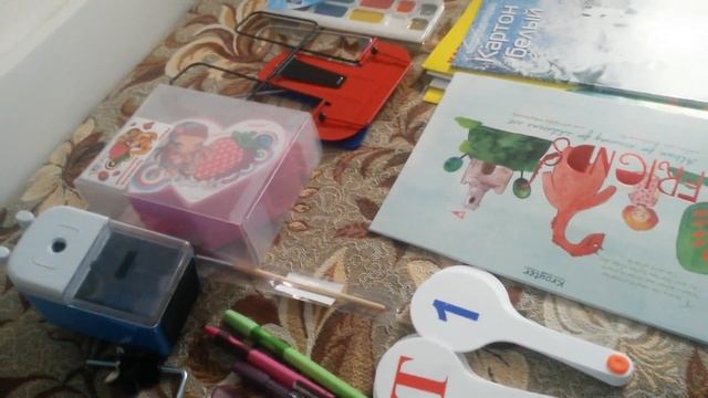 Покупки канцтоваров для школы. Рюкзак для первоклассника. смотреть онлайн