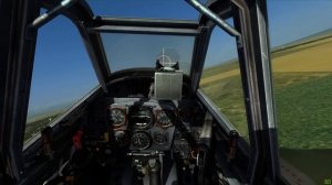 DCS Messerschmitt Bf-109 K4 Kurfurst. Запуск, руление, взлет и почти посадка.