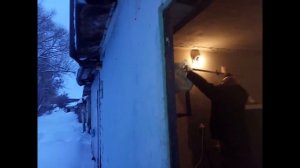 Печка буржуйка для гаража и чистка дымохода.