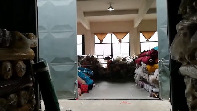 Шаосин Китай отгрузка контейнера с фабрики бархат