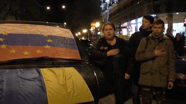 Катя Мальдон развернула флаг России в Одессе