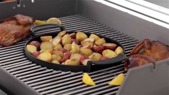 Решётка с вынимаемым модулем для грилей Weber Spirit смотреть онлайн