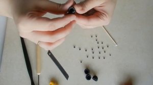 Малина из полимерной глины. Видеоурок.