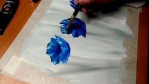 Как я рисую цветы акрилом. Акриловые краски. Acrylic painting. Flowers painting
