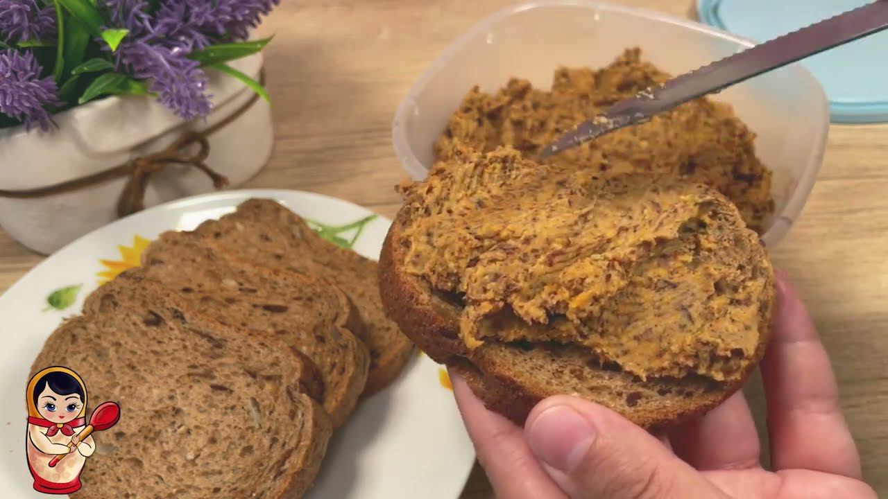 Паштет сытный без мяса! дешево и сердито