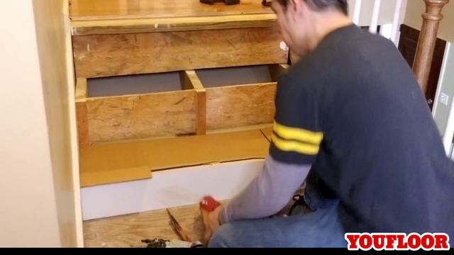 How To Install New Stair Treads And Risers For Under $25 Each смотреть онлайн
