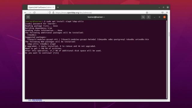 installing openldap on ubuntu