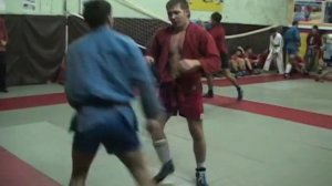 Самбо.Дмитрий Лебедев.Мастер-класс г.Новороссийск Тренировка 3 -борьба