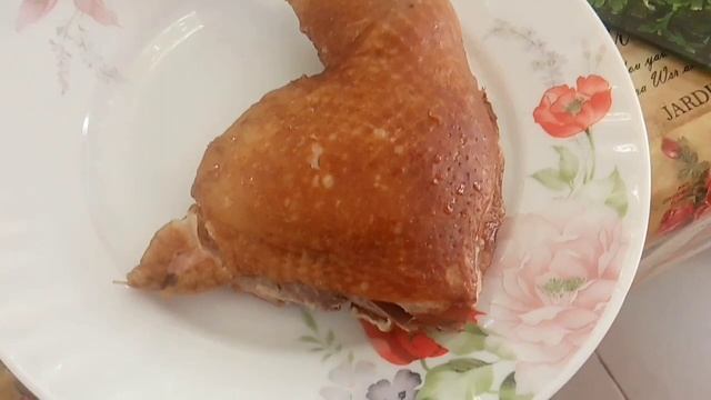 Сырный суп с копченой курицей