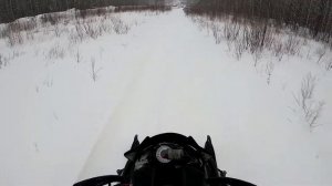 Покатушка на снегоходе ARCTIC CAT турбо пушка.