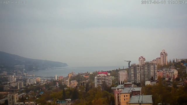 Камера - Ялта, Крым 2017-04-18. День за 7 минут смотреть онлайн
