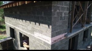 Строим дом из арболита. Часть 3. Только обзор дома с высоты птичьего полета.