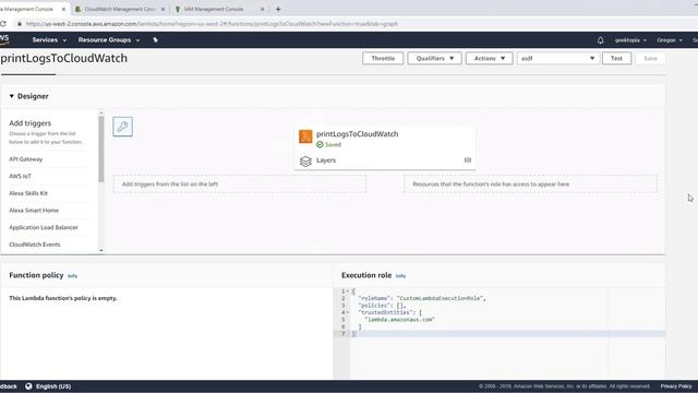 Write To Cloud Watch Logs From Lambda смотреть онлайн