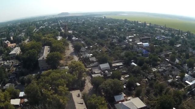 Город Шахты поселок Майский с высоты птичьего полета смотреть онлайн