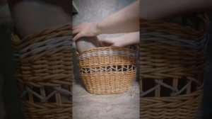 Плетеная корзина для ванной, декоративная корзина, корзина для пряжи, плетение из бумажной лозы асм