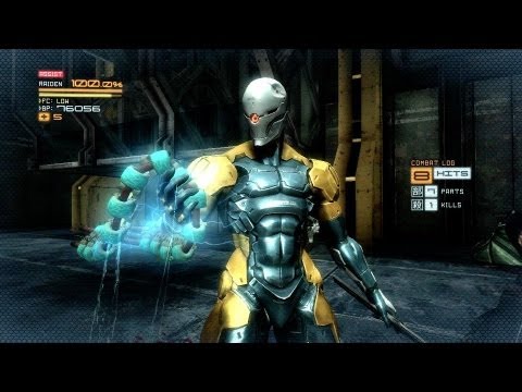 Metal Gear Rising: Gray Fox  Fox Blade Gameplay HD