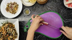 Салат из морской капусты и морепродуктов на праздничный стол!!!