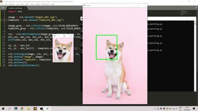 Template matching | OpenCV con Python