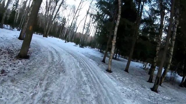 Лыжная тренировка изнутри в конце сезона! Главное,... смотреть онлайн