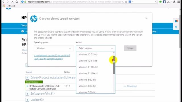 HP Photosmart C6280 | Driver смотреть онлайн