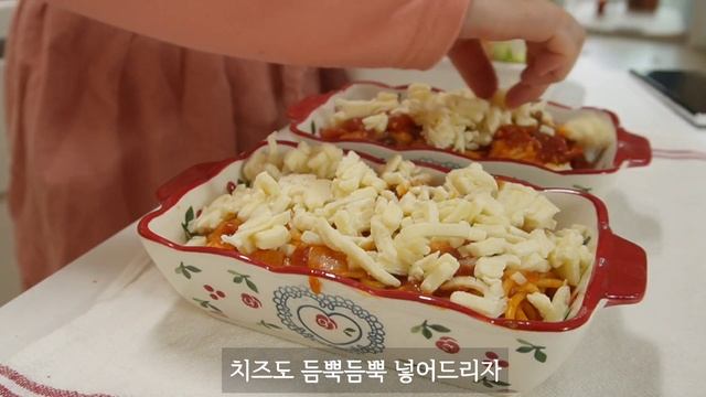 집밥브이로그| 잘먹은 사람이 때깔도 좋다(김치찌개, 계란말이, 감자샐러드, 치즈오븐파스타, 분식, 유부초밥)