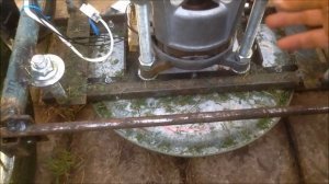 Газонокосилка, из импортной стиральной машины.
